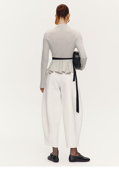 ATELIER MISS LU [After the Drama] New Artistic Scimitar Silhouette Pants - GRAT.