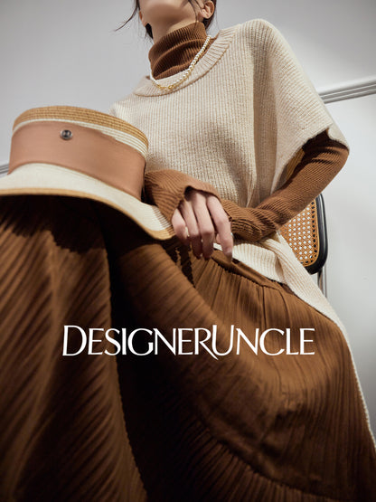 DGU| Off-white vest loose niche design fashionable loose top - Kyla.