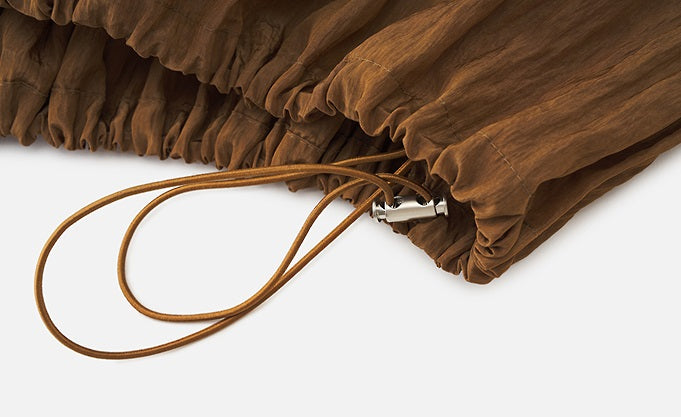 ZHUCHONGYUN loose wide pants and loose turtle neck long sleeve top outfit set-PAPA.