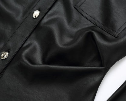 COMME MOI Lu Yan designer waist shirt triacetate commuter shirt top - NOVA.