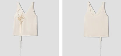 COMME MOI Lv Yan Designer Summer New Dribble Halterneck Dress Set - POSEY.