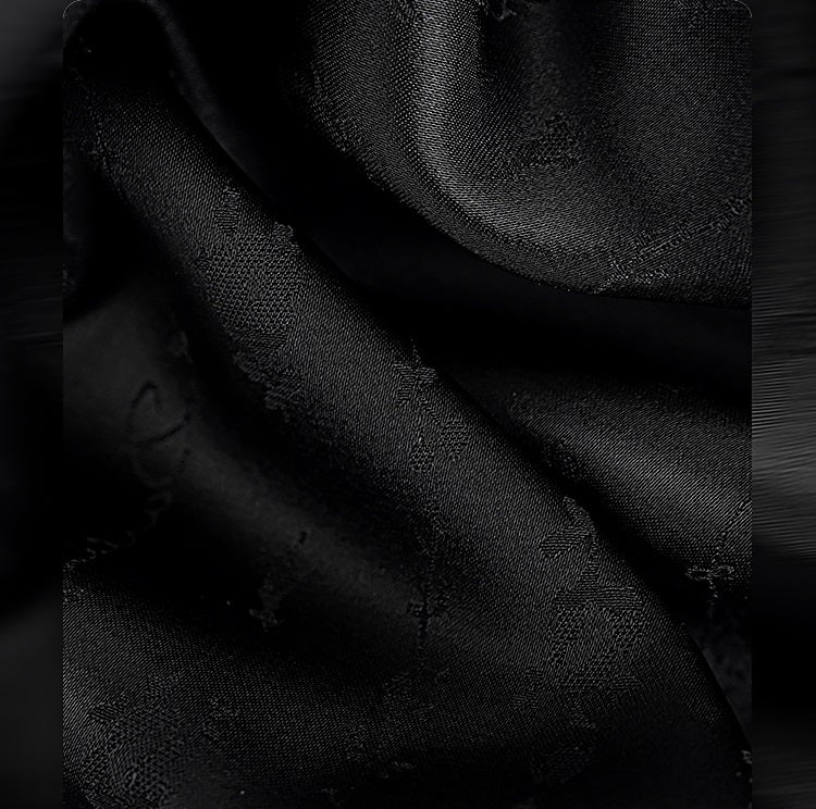 HECO Chinese Acetate Sleeveless Slit Long Dress- BELIEVE.