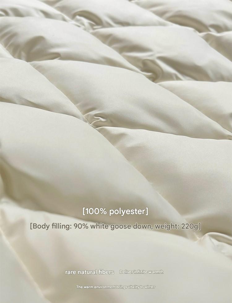 LE VENT&TES AILES Luxury High Cover Pressure Down Long Winter Jacket Coat -SZA