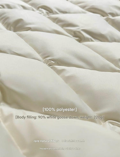 LE VENT&TES AILES Luxury High Cover Pressure Down Long Winter Jacket Coat -SZA