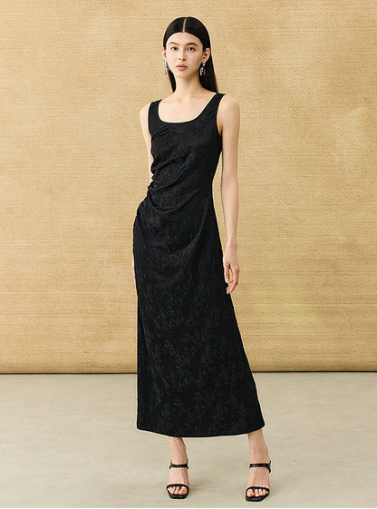 HECO Chinese Style Acetate Shirder Dress - LOLA.