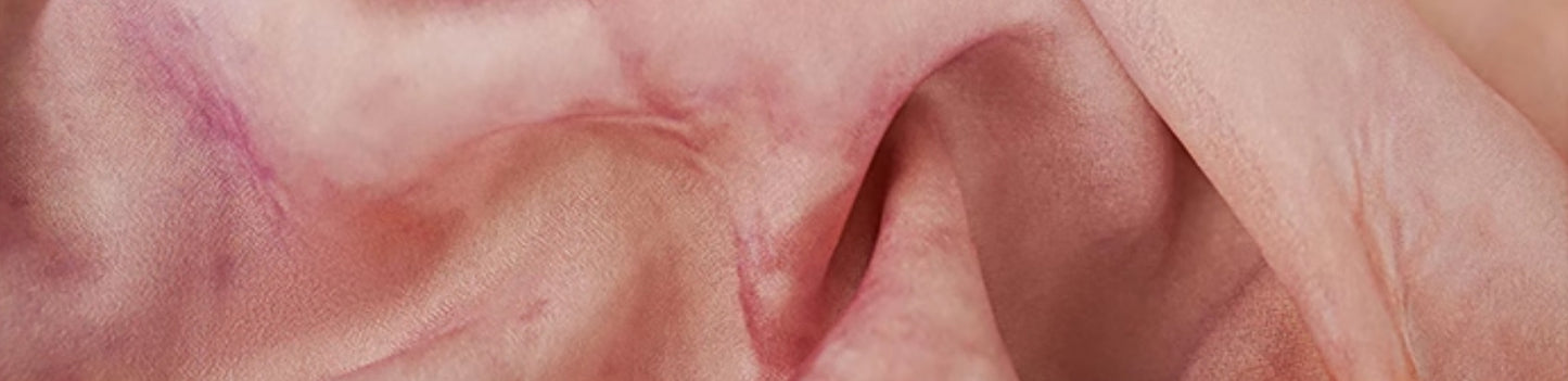 HECO Chinese Gradient Blended Lightweight Summer Print High-Waisted Skirt - AVEL.