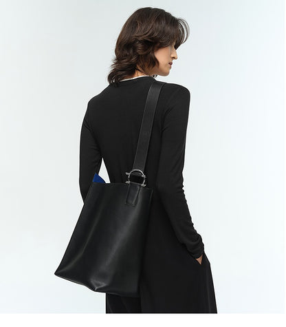 COMME MOI Lu Yan designer new women's irregular split barrel bag shoulder bag - FAITH.