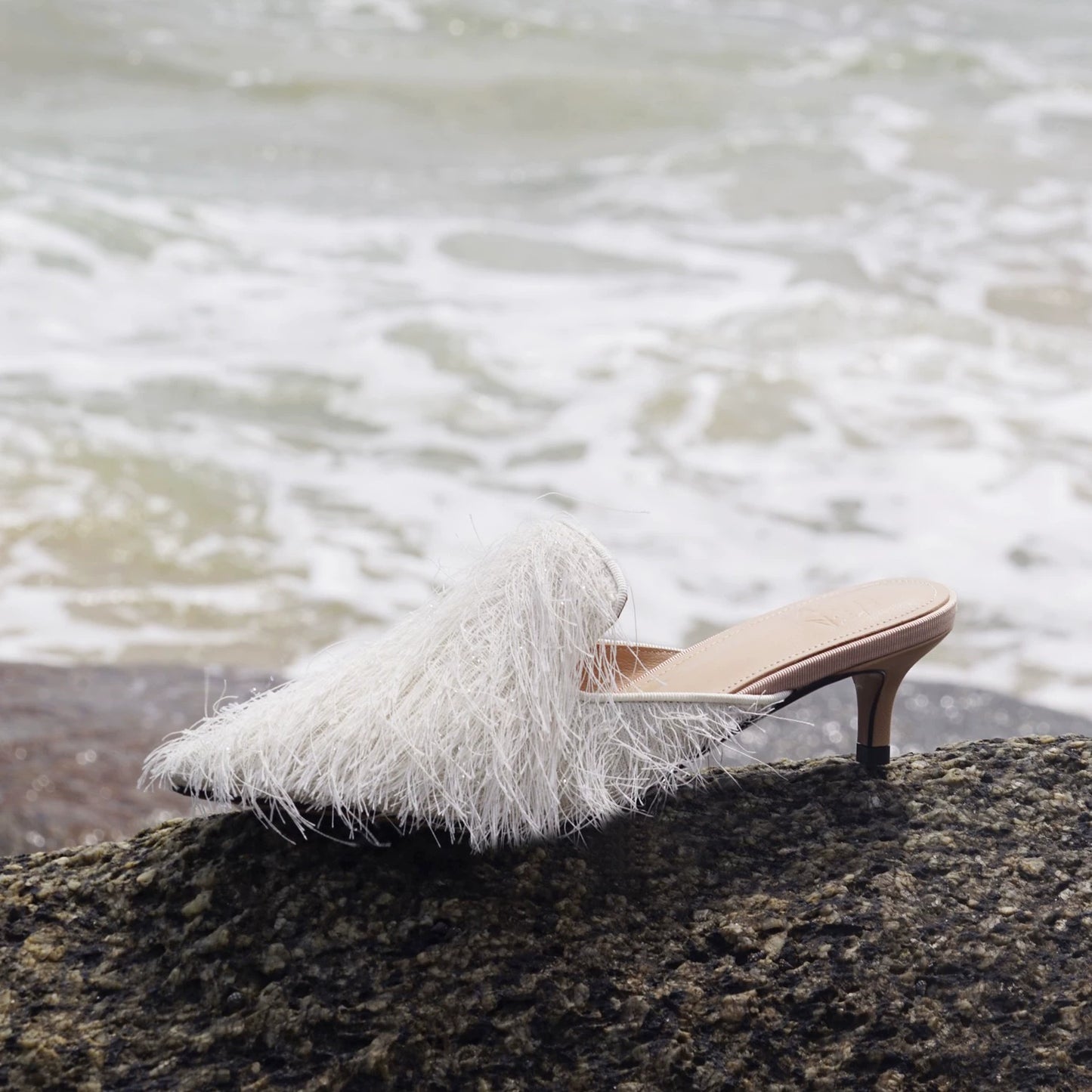 B-FEI pointed toe heel spring and summer slippers-JOEY.