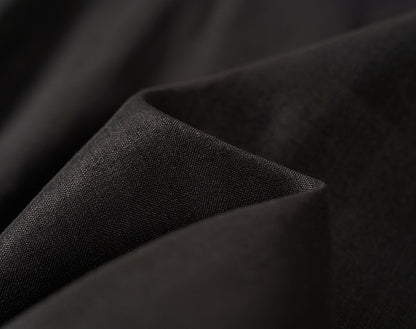 COMME MOI  Summer Waist Pressed Pleated Wide-leg Black Pants - SINS.