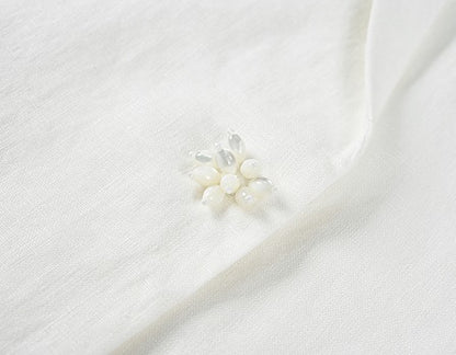 COMME MOI White Commuter Linen Notched Lapel Suit - MESSIAH.