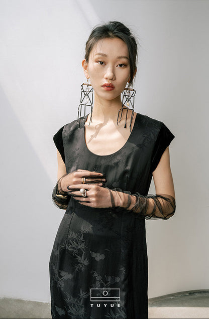 TUYUE sense swaying beaded handmade earrings - LEGEND.