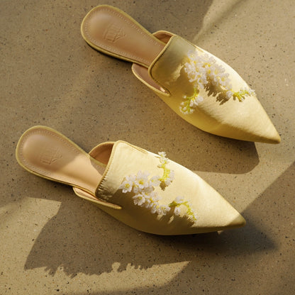 B-FEI Spring and summer beaded semi-toe slippers-MUSAS.