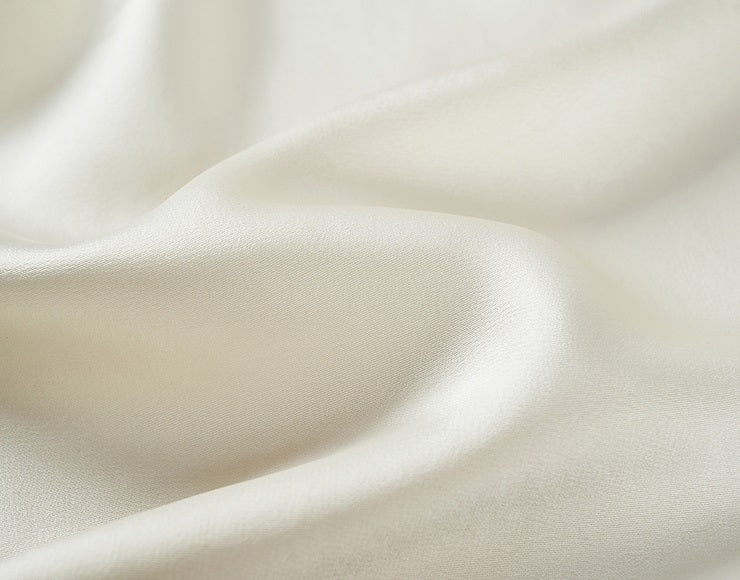 COMME MOI Lu Yan designer's new texture splicing satin straight-leg pants  -FAITH.