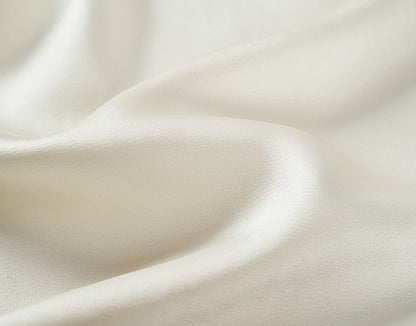 COMME MOI Lu Yan designer's new texture splicing satin straight-leg pants  -FAITH.