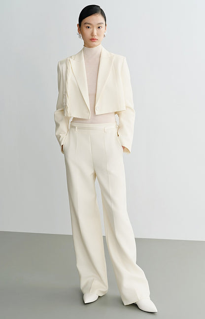 COMME MOI Lu Yan designer's new wool twisted short suit - DECKS.