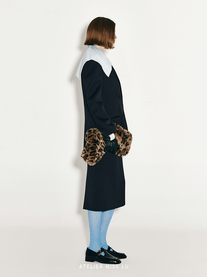 ATELIER MISS LU Double-breasted Vintage Sheep Wool Blazer - ALLEN.