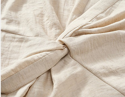 COMME MOI Summer V-Neck Sleeveless Kink Top - MERCY.