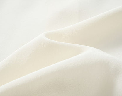 COMME MOI commuter lapel mulberry silk small capped sleeve top - MAP.