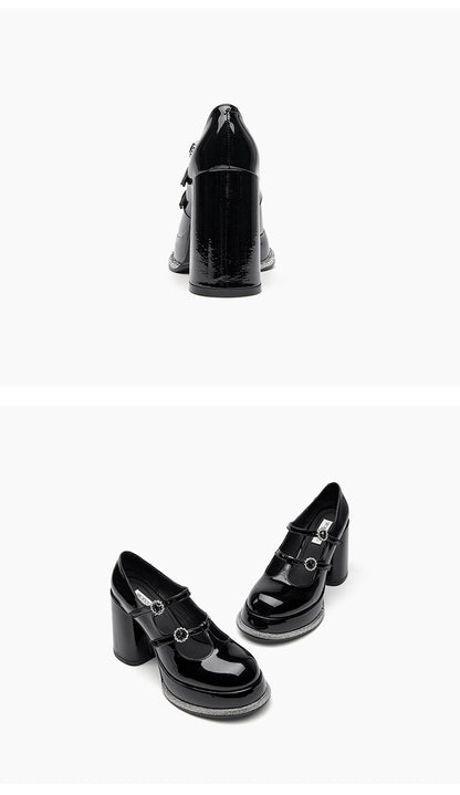 SHOESZOOO Platform Maryjane High Block Heels - SWADE.
