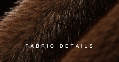 WANGXO | Tibetan Pas-Striped Mink Texture Belted Fur Coat -YUNI.