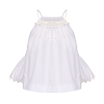 ATELIER MISS LU Lace Patchwork Silhouette Camisole Top - SAVIOR.