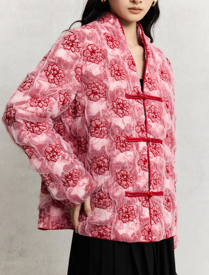 HECO embroidery mesh cardigan long sleeve jacket women - man.