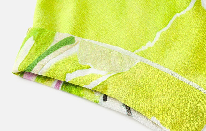 ZHUCHONGYUN flower love paper print crew neck dress-LUBBOCK.