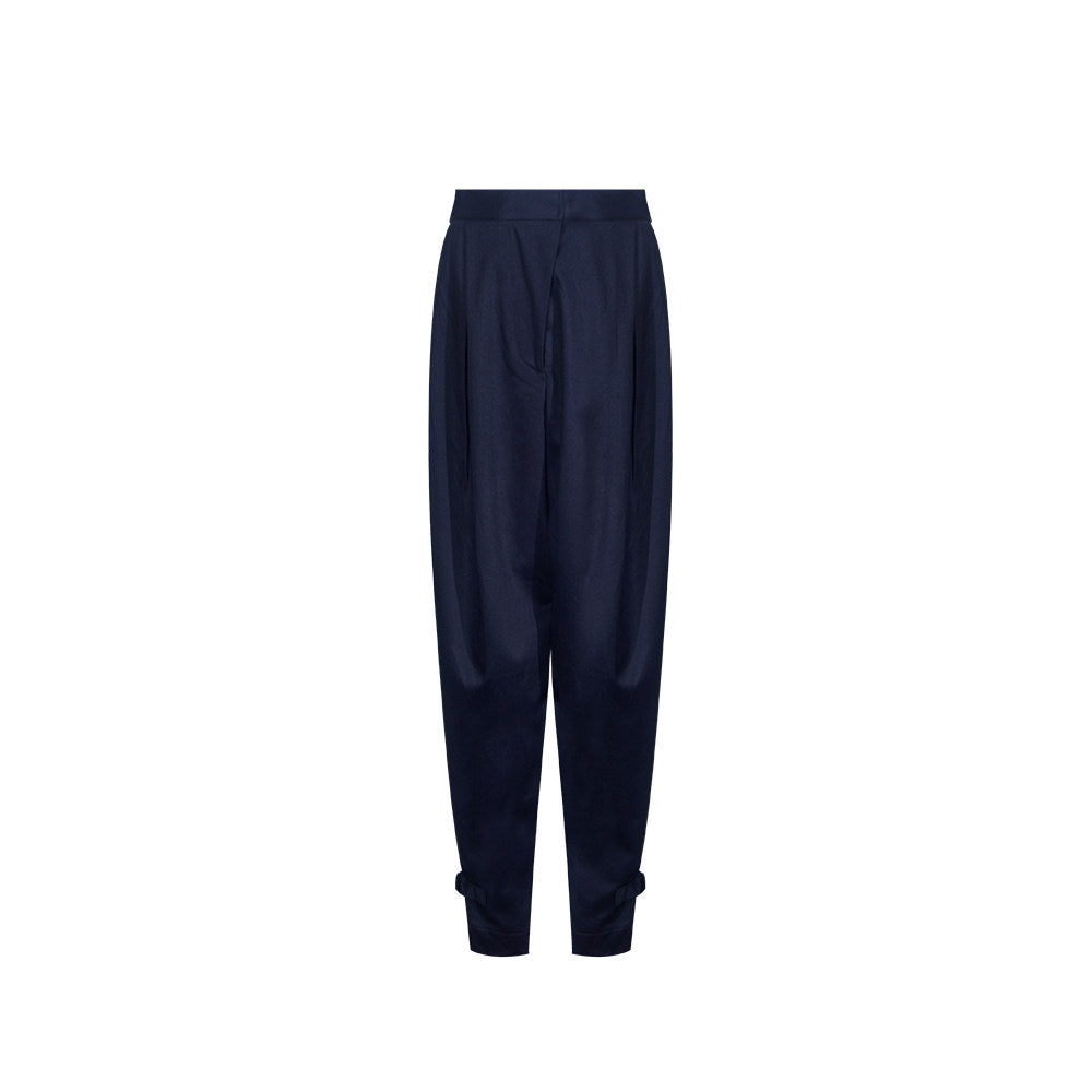 TUYUE Dai blue strappy silhouette leggings casual trousers- ANTHONY.