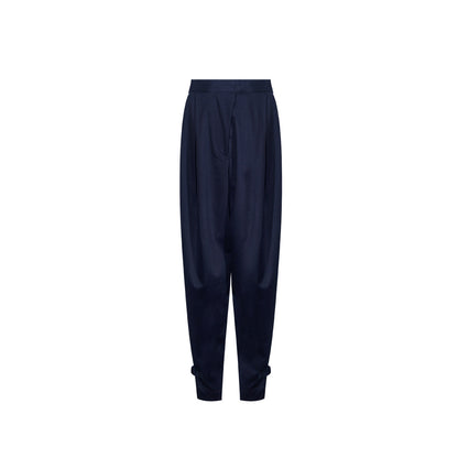 TUYUE Dai blue strappy silhouette leggings casual trousers- ANTHONY.