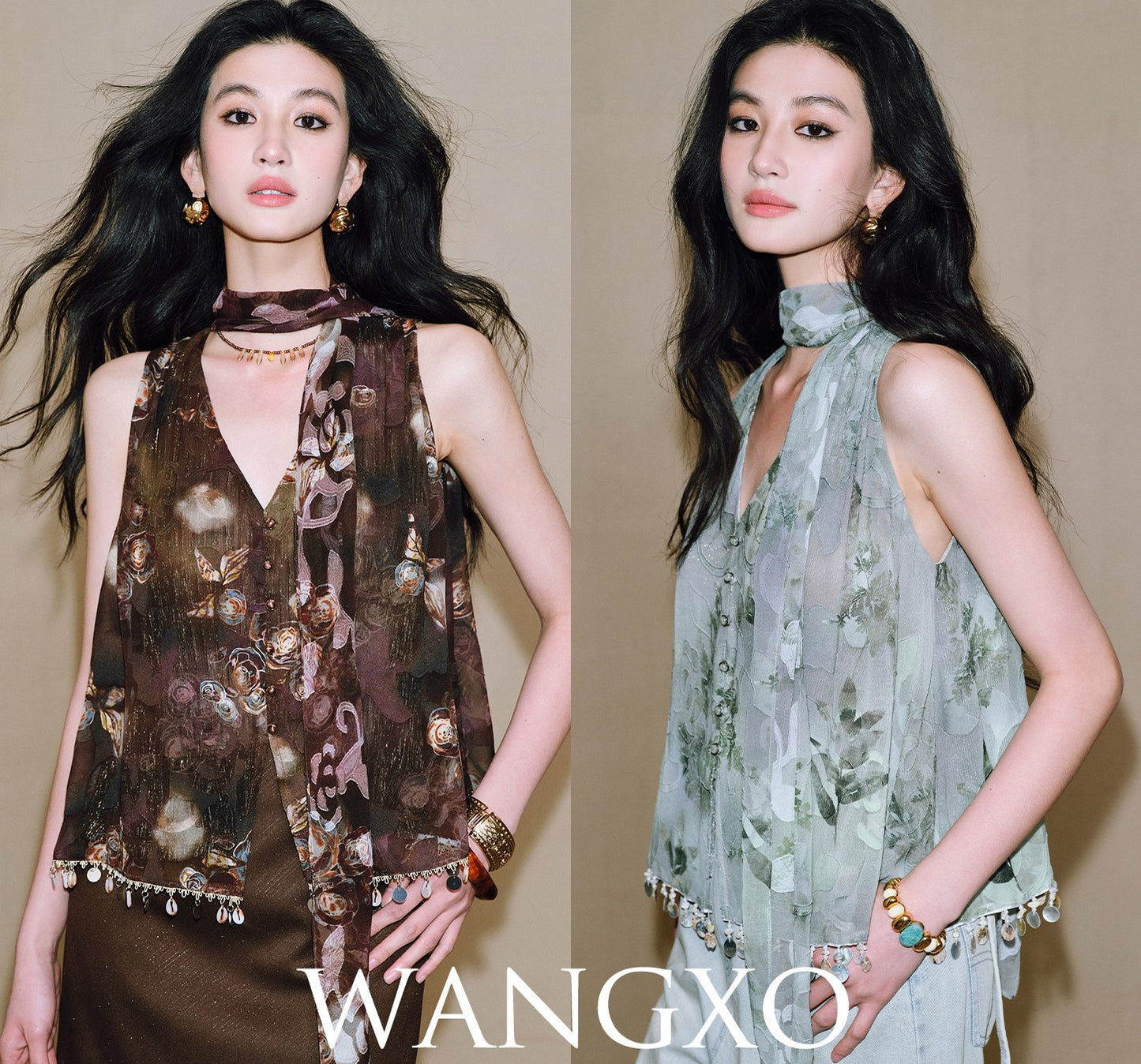 WANGXO Fleur Couture Loose Sleeveless Top - CERIS.