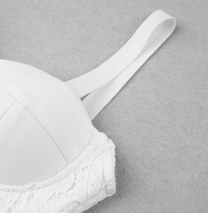 DOLLY Luxury Yellow V-Neck Sleeveless Slim Fit Lace Suspender Dress-TANYA