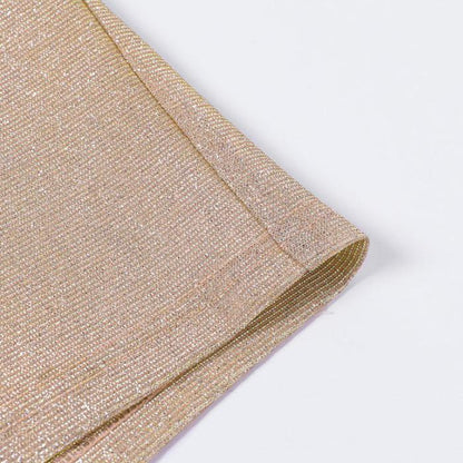 DOLLY Elegant Sleeveless Purple Thin Strap Suspender Sequin Dinner Dress-YESENIA