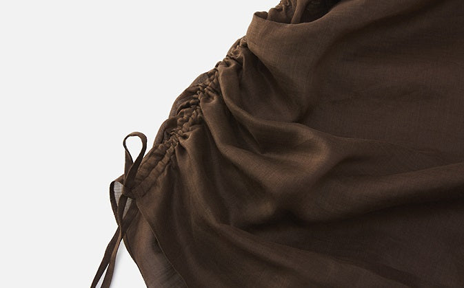 ZHUCHONGYUN transparent texture light sleeveless top--OIKAWA.