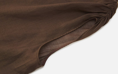 ZHUCHONGYUN transparent texture light sleeveless top--OIKAWA.