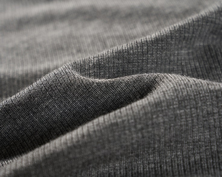 COMME MOI Lu Yan designer new women's clothing Henry collar color-blocked slim T-shirt- CHAOS.