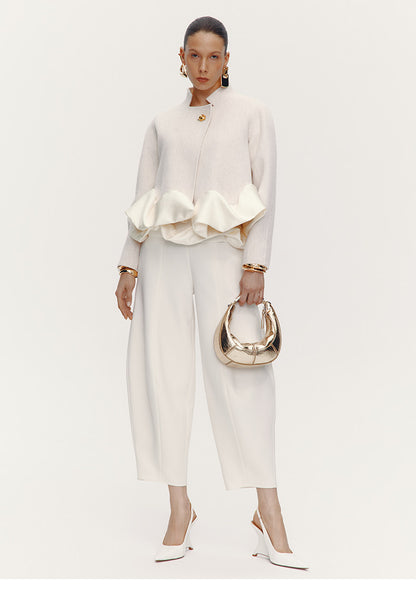 ATELIER MISS LU [After the Drama] New Artistic Scimitar Silhouette Pants - GRAT.