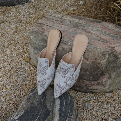 B-FEI sequin French pointed toe women's mules-TAKA.