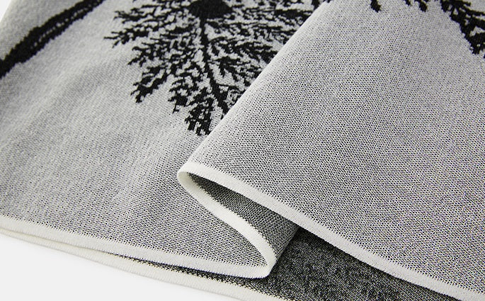 ZHUCHONGYUN jacquard round neck short sleeve T-shirt-WEBS.