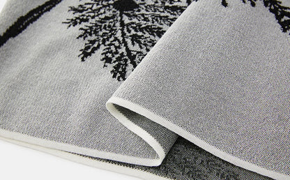 ZHUCHONGYUN jacquard round neck short sleeve T-shirt-WEBS.