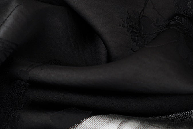 HECO Chinese Art Butterfly Print Swing Neck T-Shirt Waist Slim Top - CONJOR .