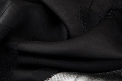 HECO Chinese Art Butterfly Print Swing Neck T-Shirt Waist Slim Top - CONJOR .