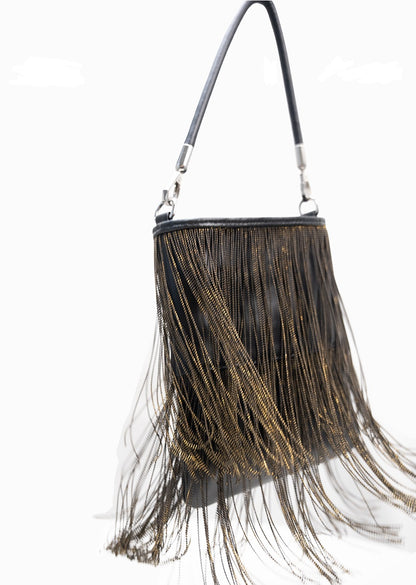 IUBALLET Stylish Tassel Fringe Bag  - WISDOM.