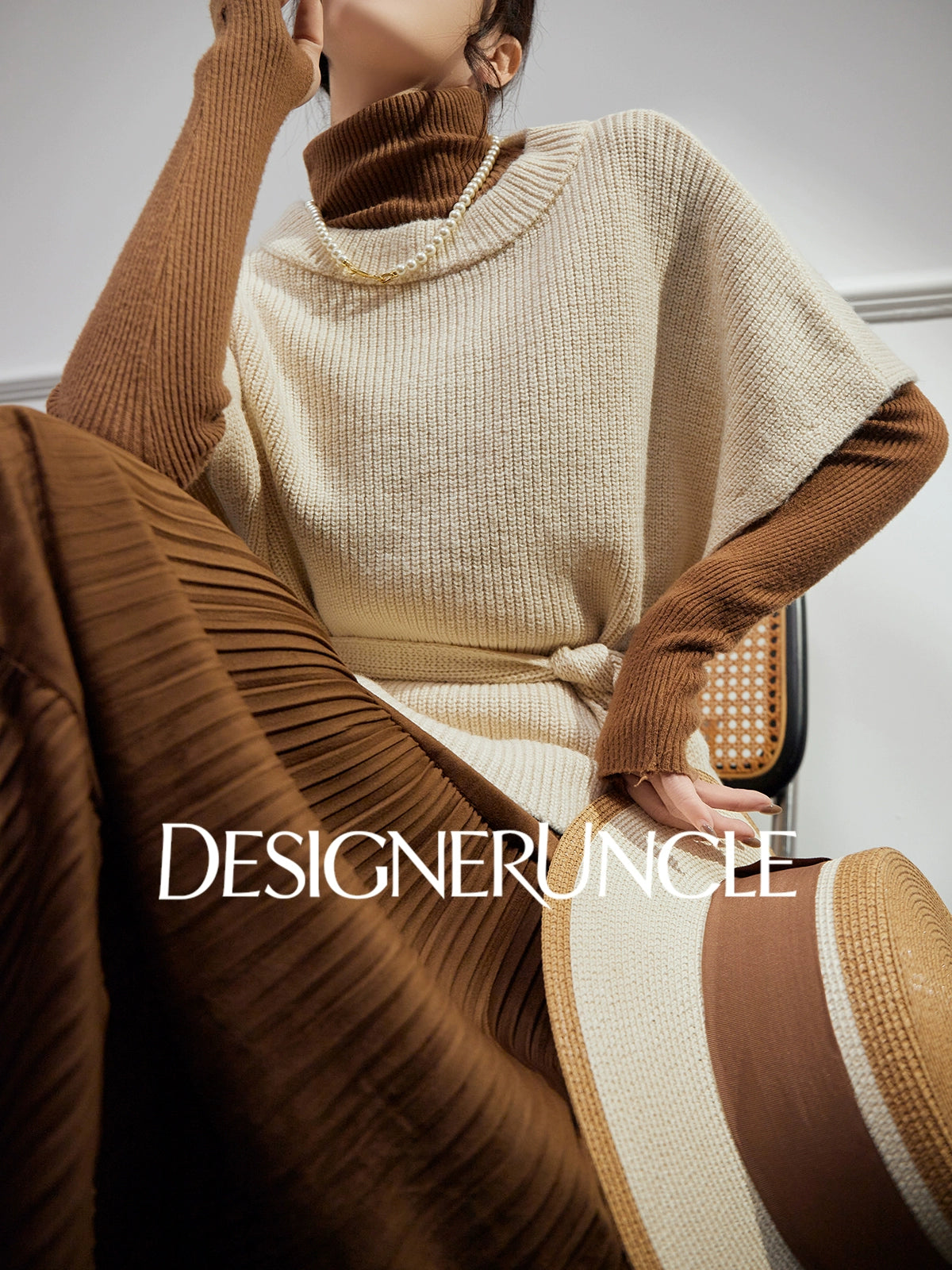 DGU| Off-white vest loose niche design fashionable loose top - Kyla.