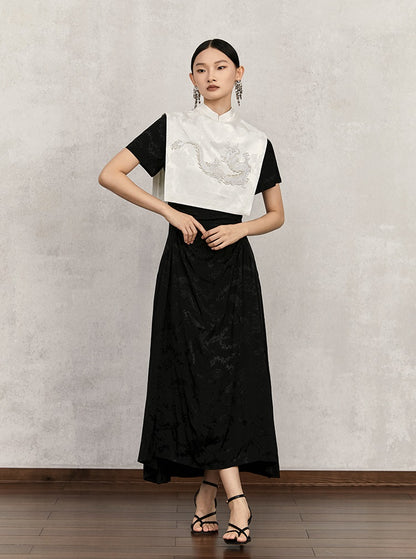 HECO cotton jacquard top short sleeveless women - adam.