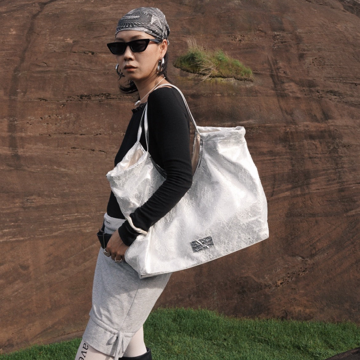 IUBALLET New Lace One Shoulder Crossbody Large Capacity Tote Bag - TREASURE.