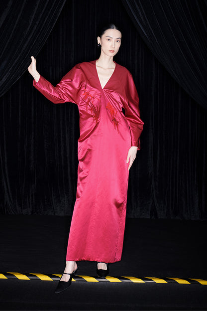 M essential Mackay designer Goldfish Beaded red dress - Rebel.