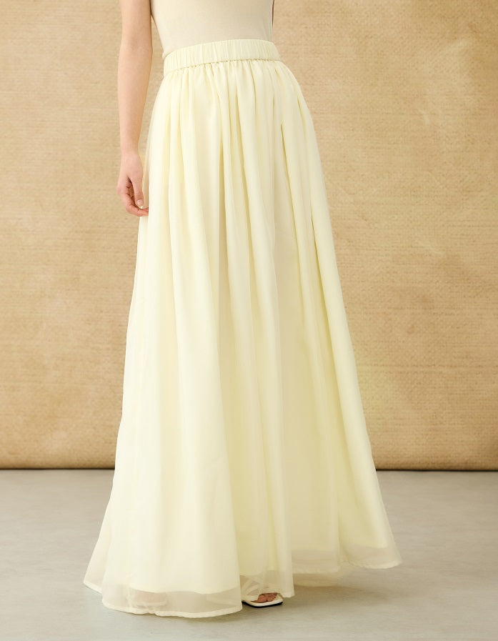 HECO Double Tulle Ballet Style Umbrella Skirt And Top Outfit Set - MATRIC.