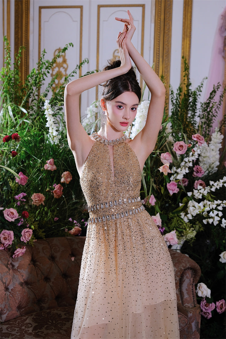 Wardrobes by Chen Luxury Light Crystal Diamond Tassel Earrings-Dudu