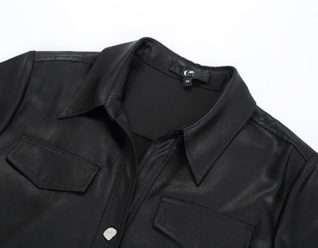 COMME MOI Lu Yan designer women's hunting straight side slit maxi skirt dress - LAYLA.