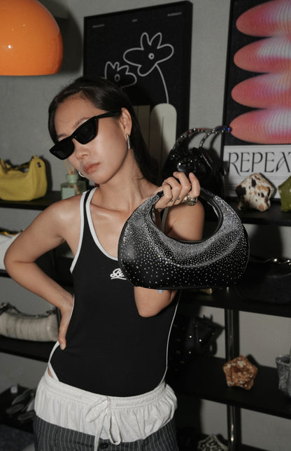 IUBALLET Piercing Diamond Encrusted Handbag - EIGHT.